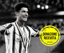 Carica l'immagine nel visualizzatore di Gallery, DONAZIONE per Maglietta da Gara Donata e Autografata da Cristiano Ronaldo della Juventus