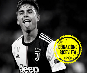 DONAZIONE per Maglietta da Gara Donata e Autografata da Dybala della Juventus